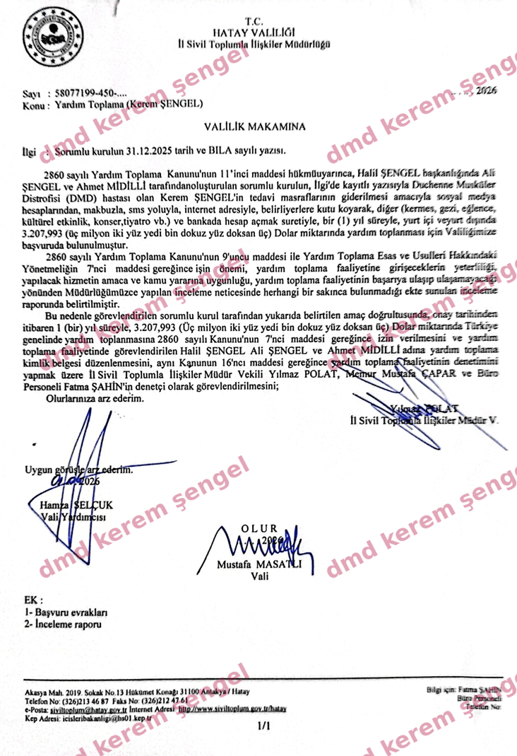 Yardım Toplama Belgesi